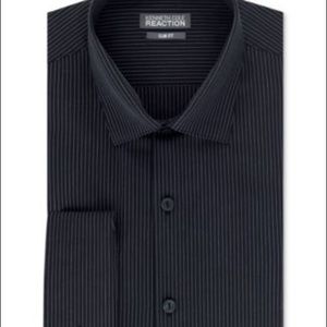 Kenneth Cole slim fit cuff link dress shirt